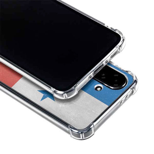 Panama Flag Distressed Galaxy A36 5G Clear Case